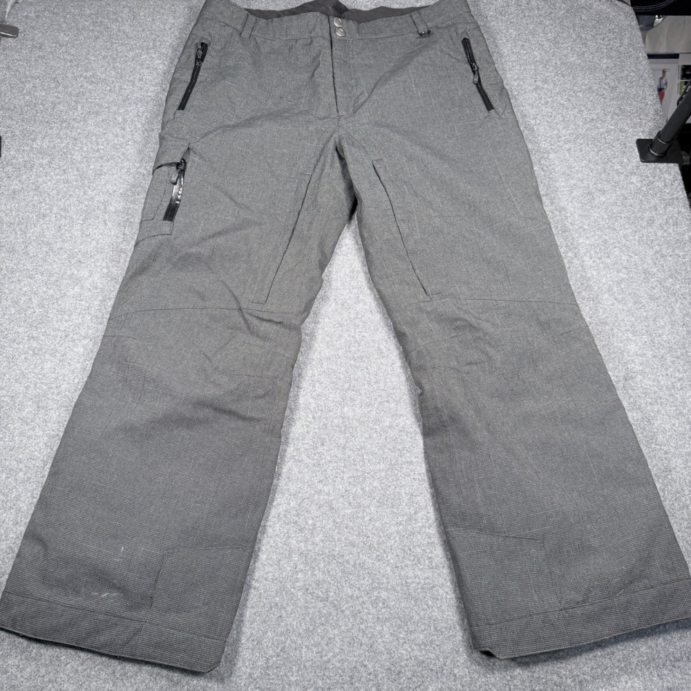 Boulder Gear Mens XL Gray Waterproof Insulated Ski Snowboard Cargo Pants 2573R